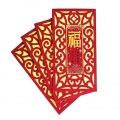 4 rote Umschläge Hong Bao Bild