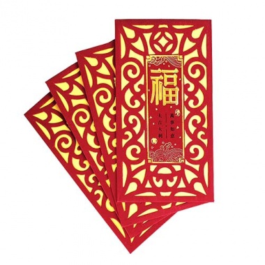 4 rote Umschläge Hong Bao Bild 1
